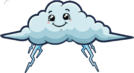 Bild der Blitzwolke